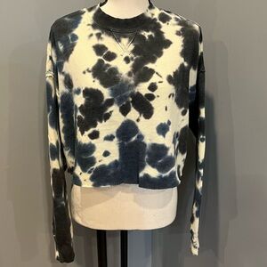 Colsie Tie-Dye Cropped Sweatshirt